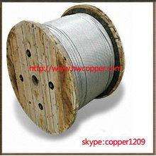 Zinc-coated steel wire strands